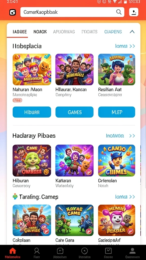 Beragam pilihan permainan yang mengasyikkan.