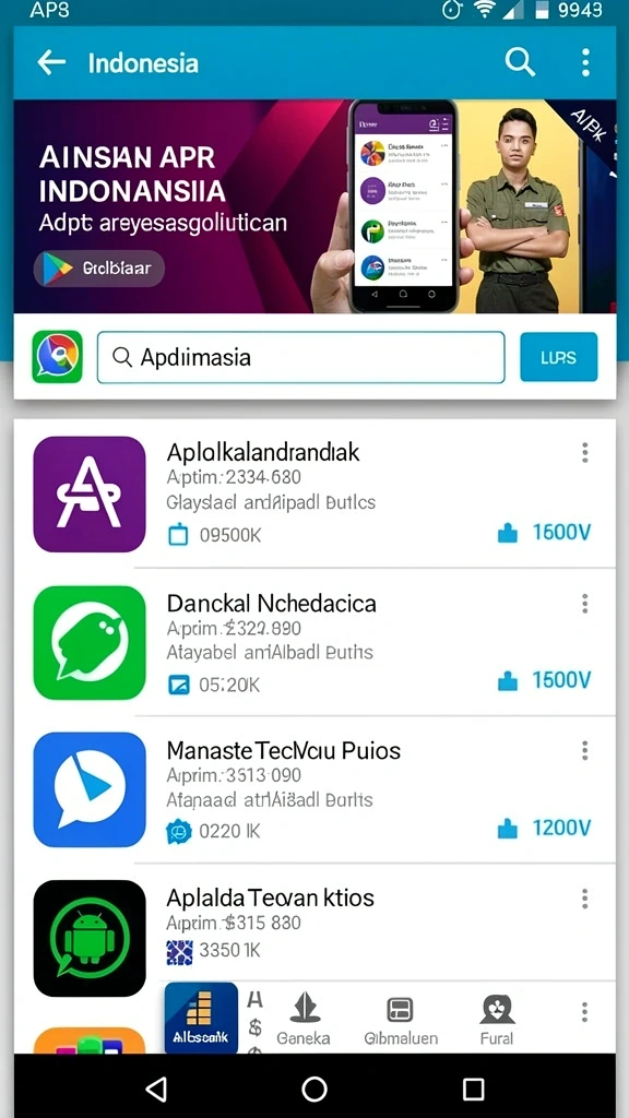 Tampilan antarmuka yang bersih dan menarik.