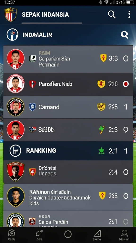 Tampilan awal yang menarik dan mudah dinavigasi.