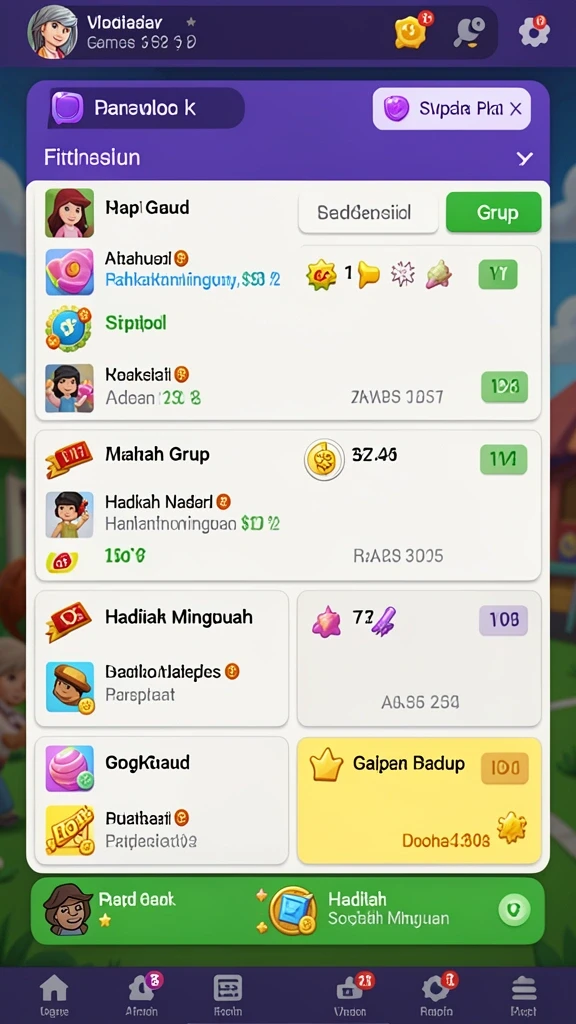 Tampilan antarmuka yang menarik dan mudah dinavigasi.