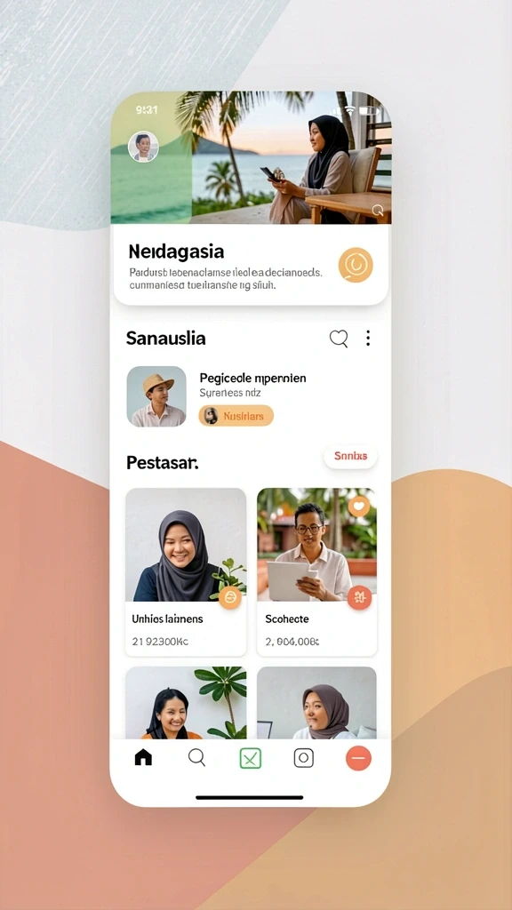 Tampilan antarmuka yang user-friendly.