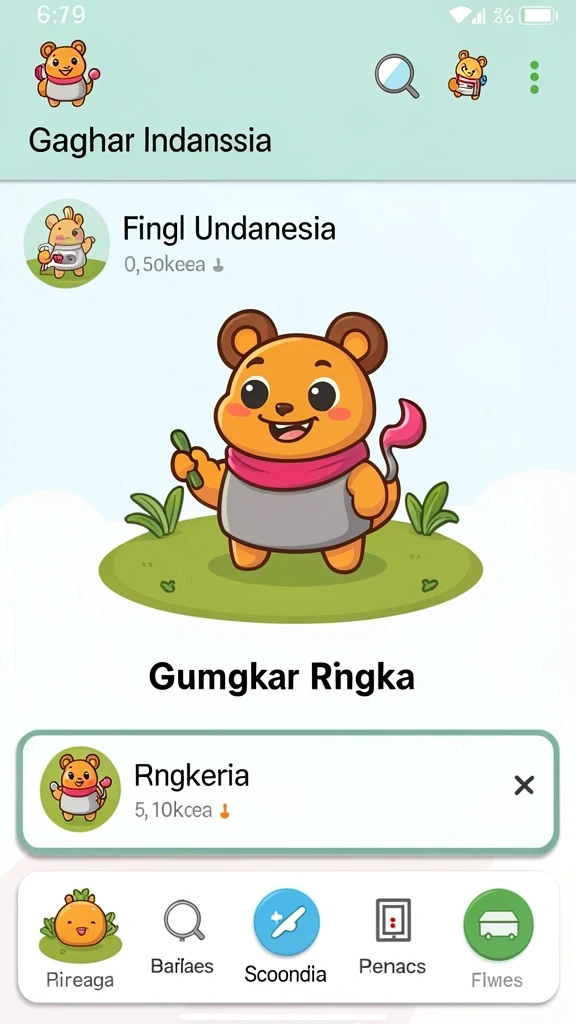 Screenshot karakter baru yang diperkenalkan di pembaruan.