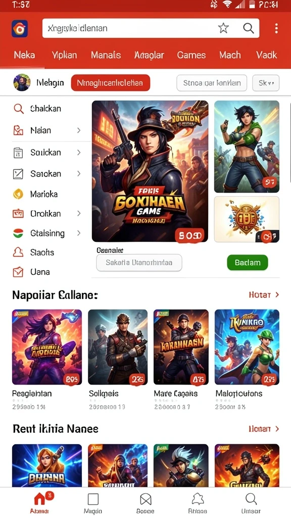Beragam permainan kasino untuk dinikmati.