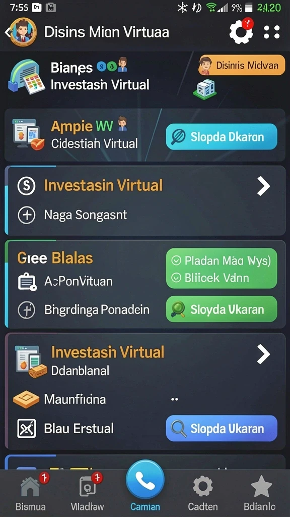 Tampilan antarmuka pengguna yang menarik dan intuitif.