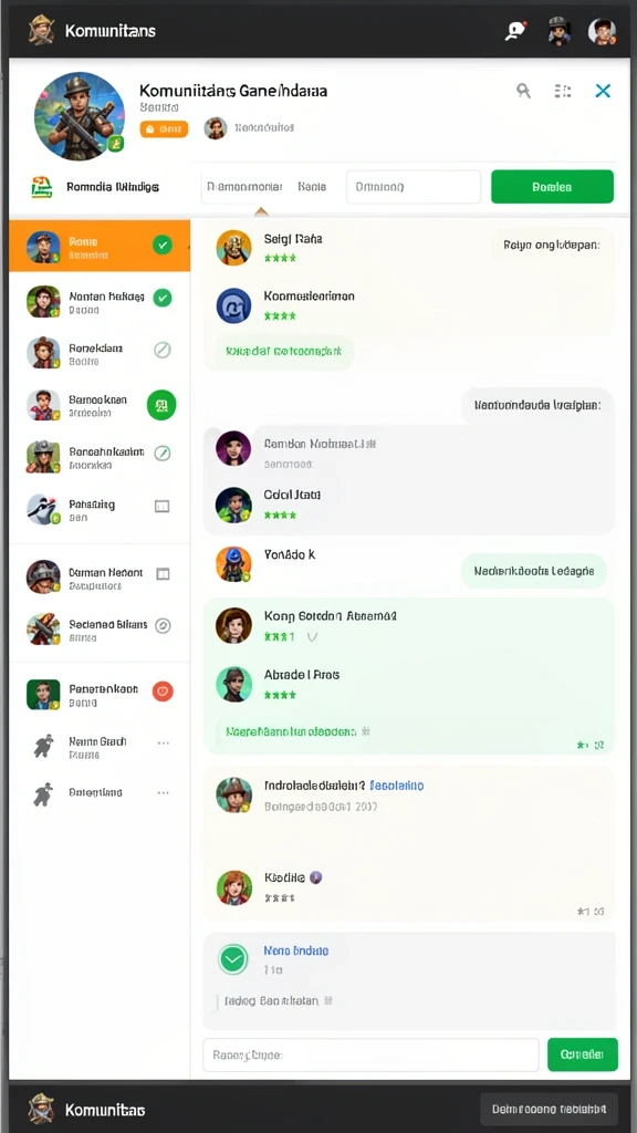 Beragam permainan yang menantang dan seru.
