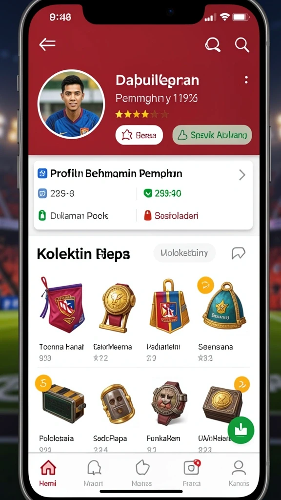 Tampilan slot yang menarik dan berwarna-warni.