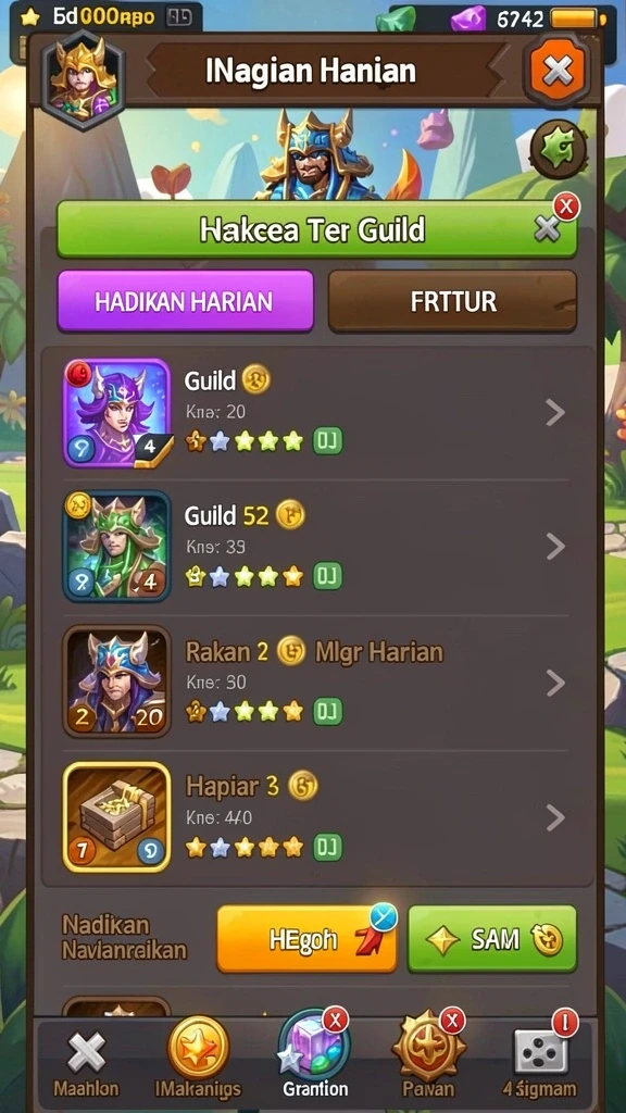 Fitur sosial untuk interaksi antar pemain.