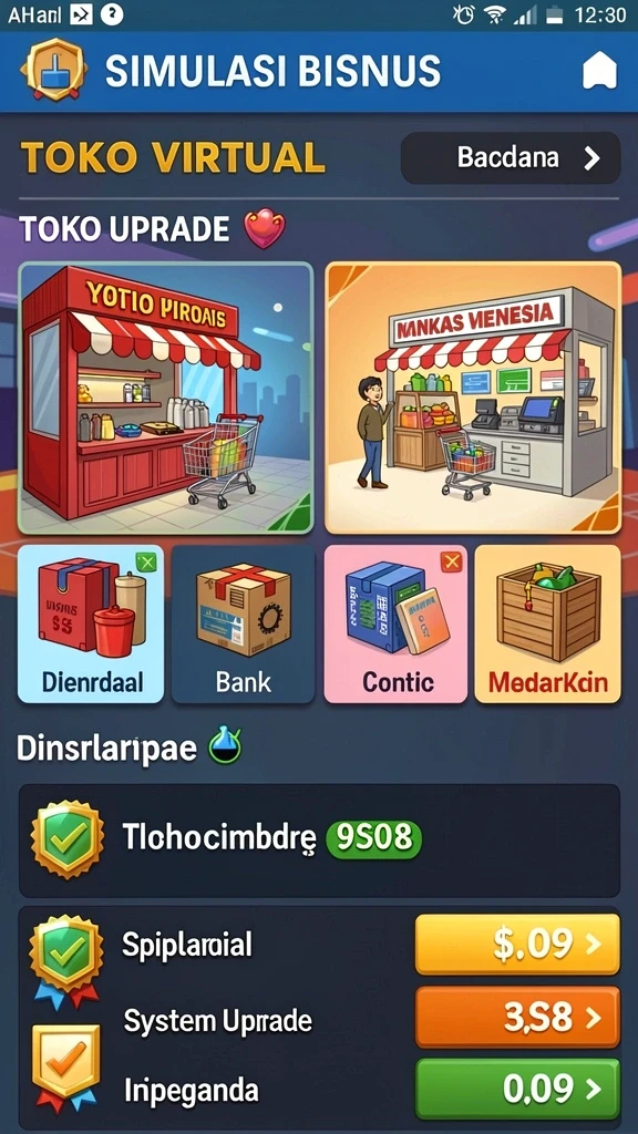 Pemain dapat bersaing dengan teman secara online.