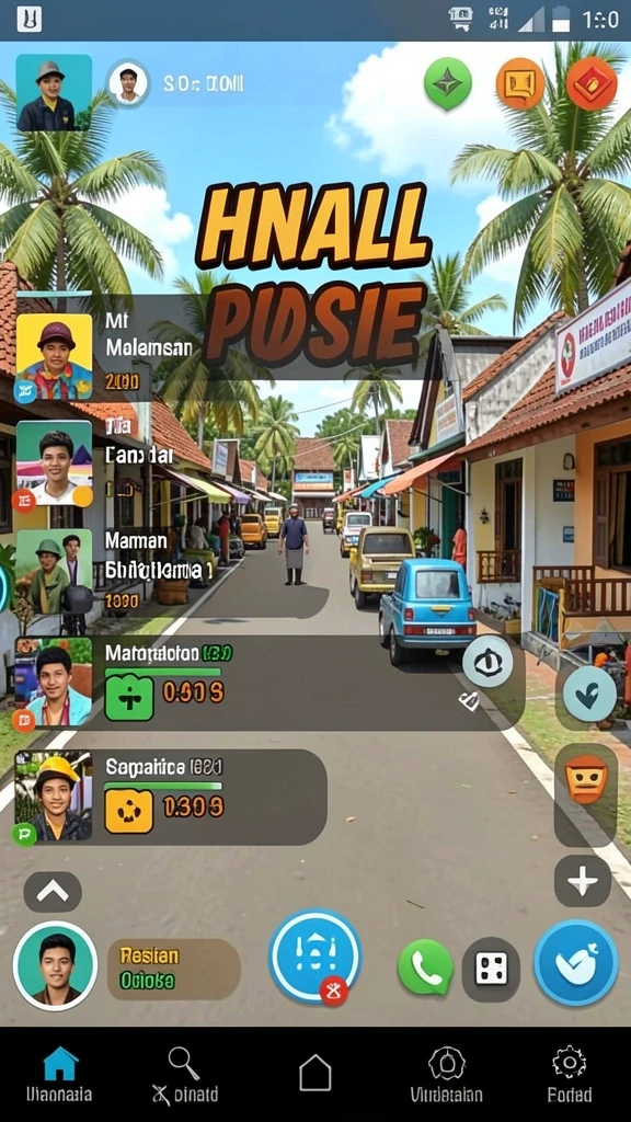 Penampilan menu permainan yang intuitif dan mudah dinavigasi.