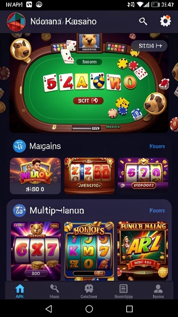Tampilan awal permainan yang menarik dan intuitif.