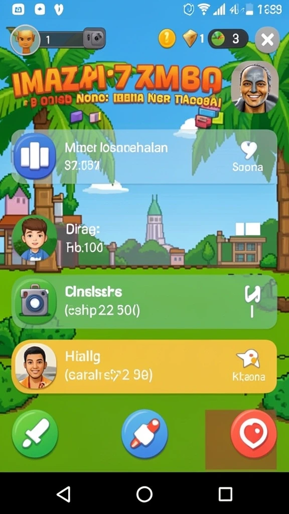 Karakter unik yang dapat kamu pilih untuk bermain.
