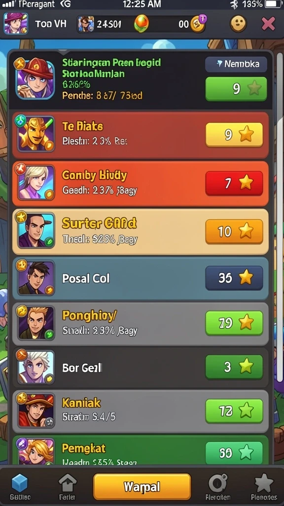 Tantangan terbaru di level yang lebih tinggi.