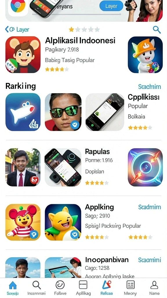 Tampilan antarmuka yang ramah pengguna.