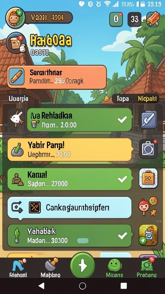 Tampilan antarmuka yang menarik dan modern.