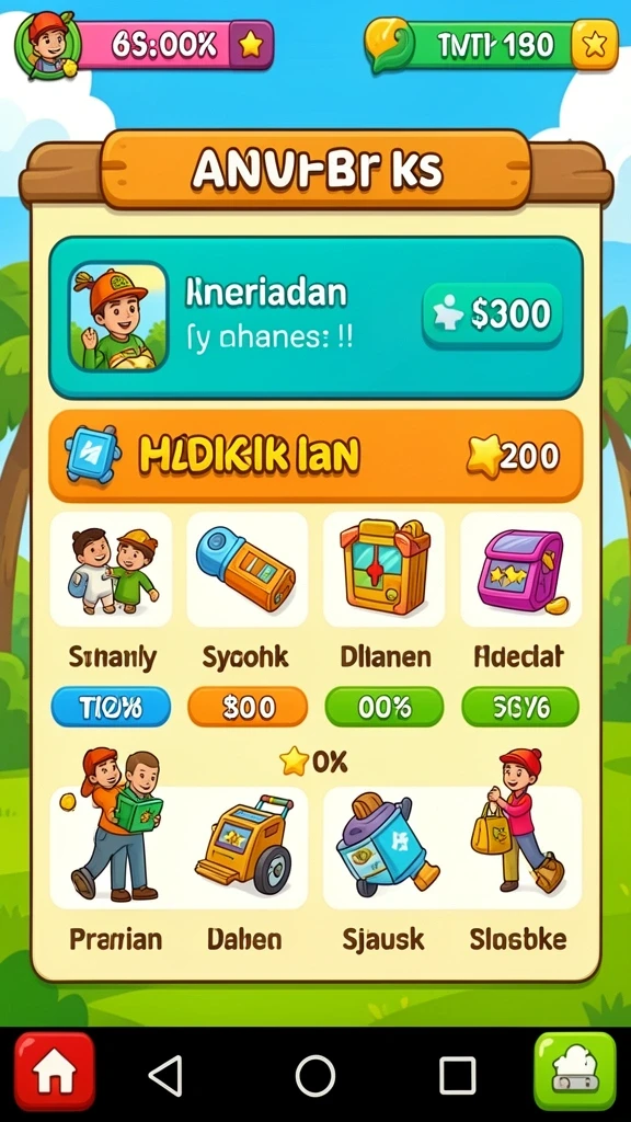 Screenshot menunjukkan pengguna sedang berinteraksi dalam permainan.
