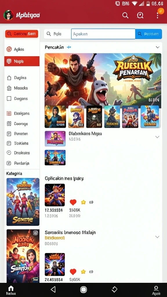 Kompetisi seru dalam mode multiplayer.