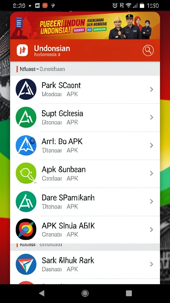 Berbagai jenis permainan yang tersedia.