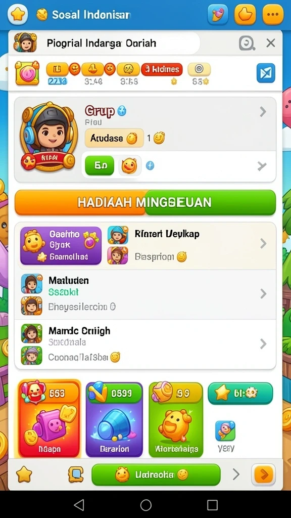 Tampilan antarmuka utama MUSTANG77 yang memukau.