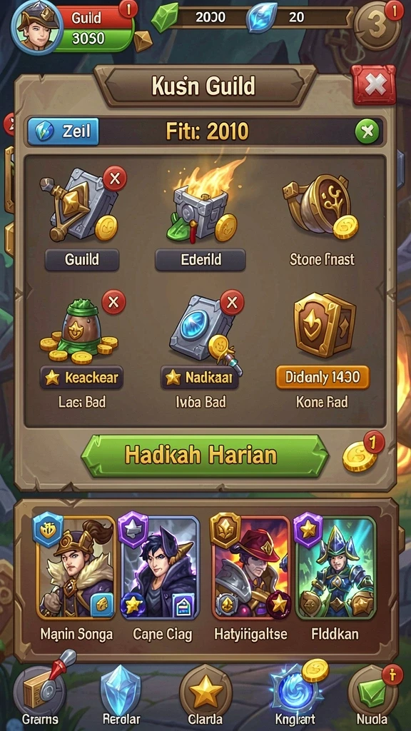 Tangkapan layar memperlihatkan level baru yang penuh warna.