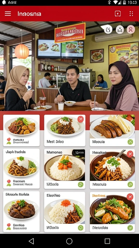 Tampilan antarmuka yang menawan dan intuitif.