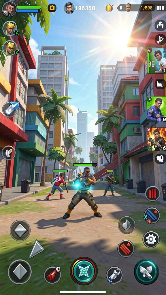 Screenshot ini menunjukkan karakter yang bisa dipilih pemain dalam PUTARMEGA.