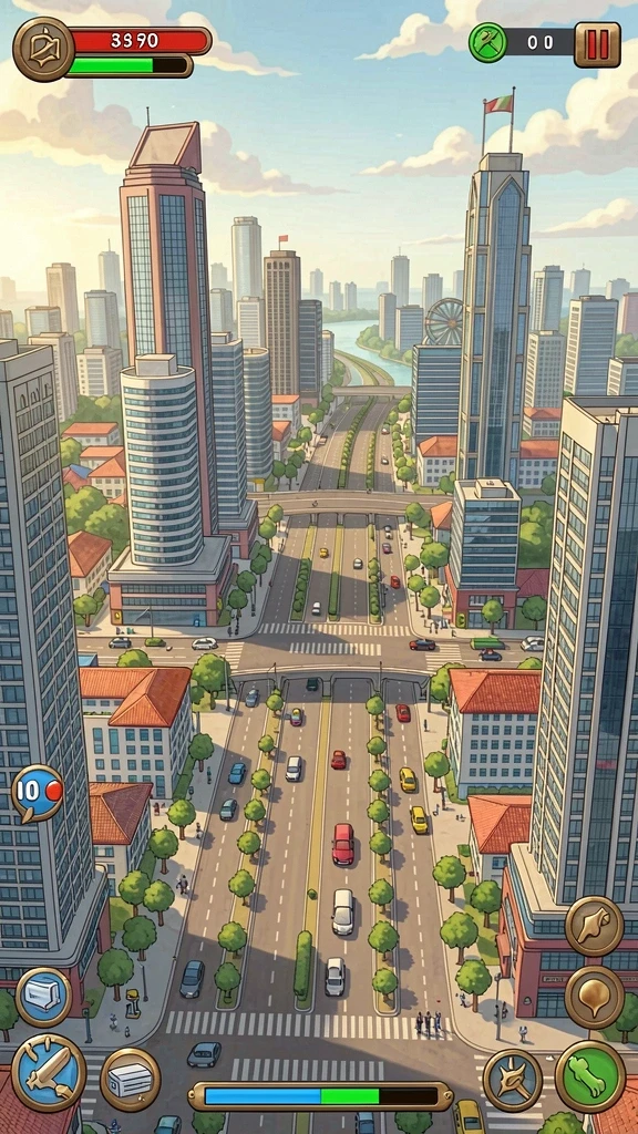 Screenshot mode permainan yang seru dan menantang.