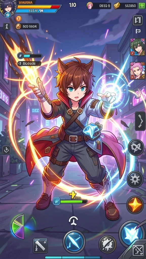 Tangkapan layar ketiga: menampilkan mode multiplayer dengan pemain lain.