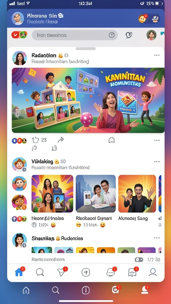 Tampilan utama yang menarik dan mudah dinavigasi.