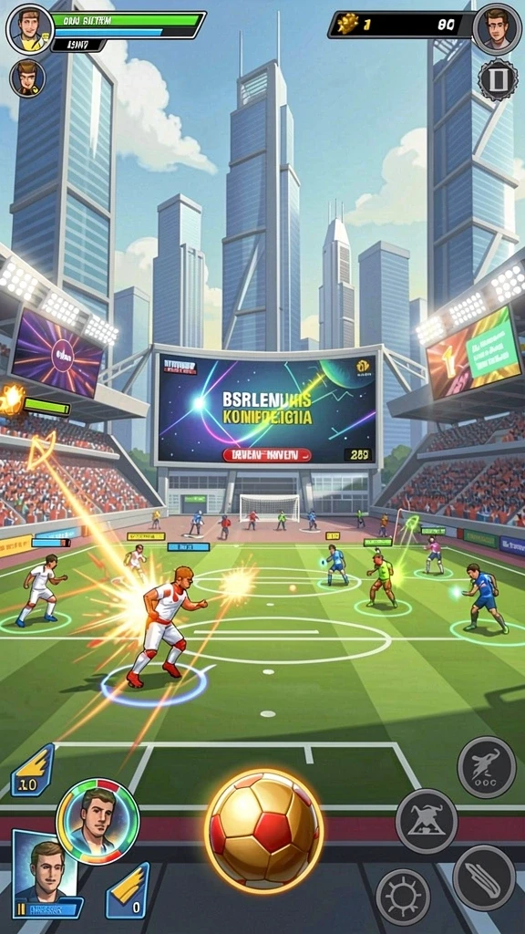 Screenshot menunjukkan karakter utama di level pertama.
