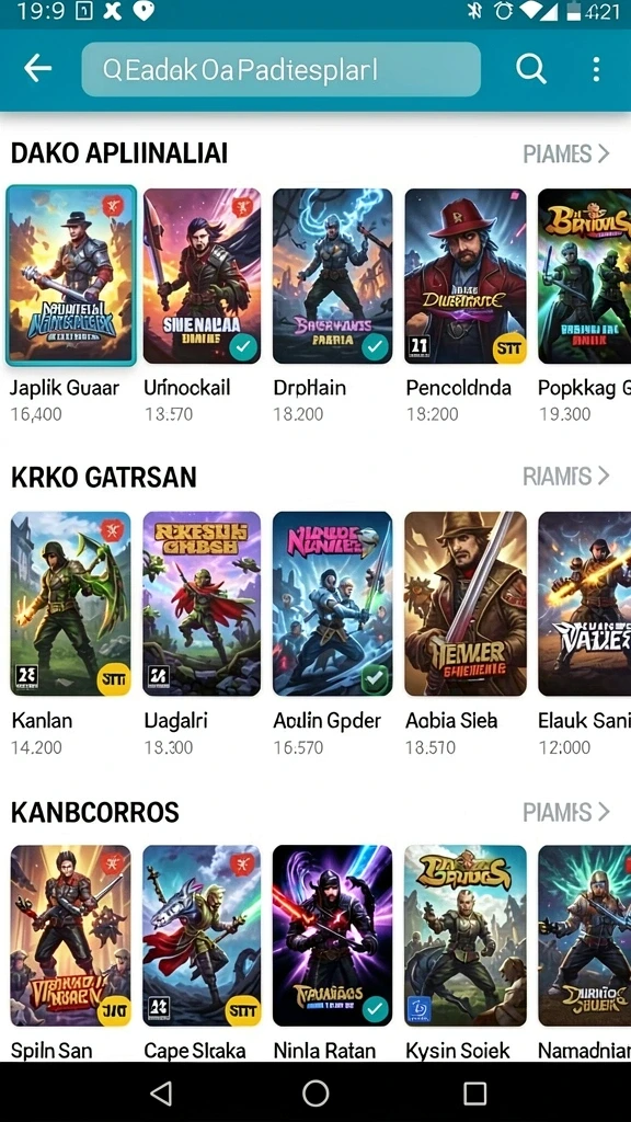 Tampilan antarmuka yang segar dan modern.