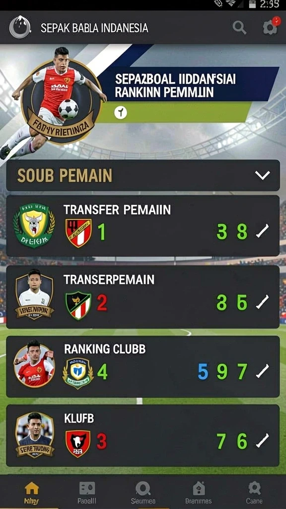 Tampilan antarmuka yang intuitif memudahkan navigasi.